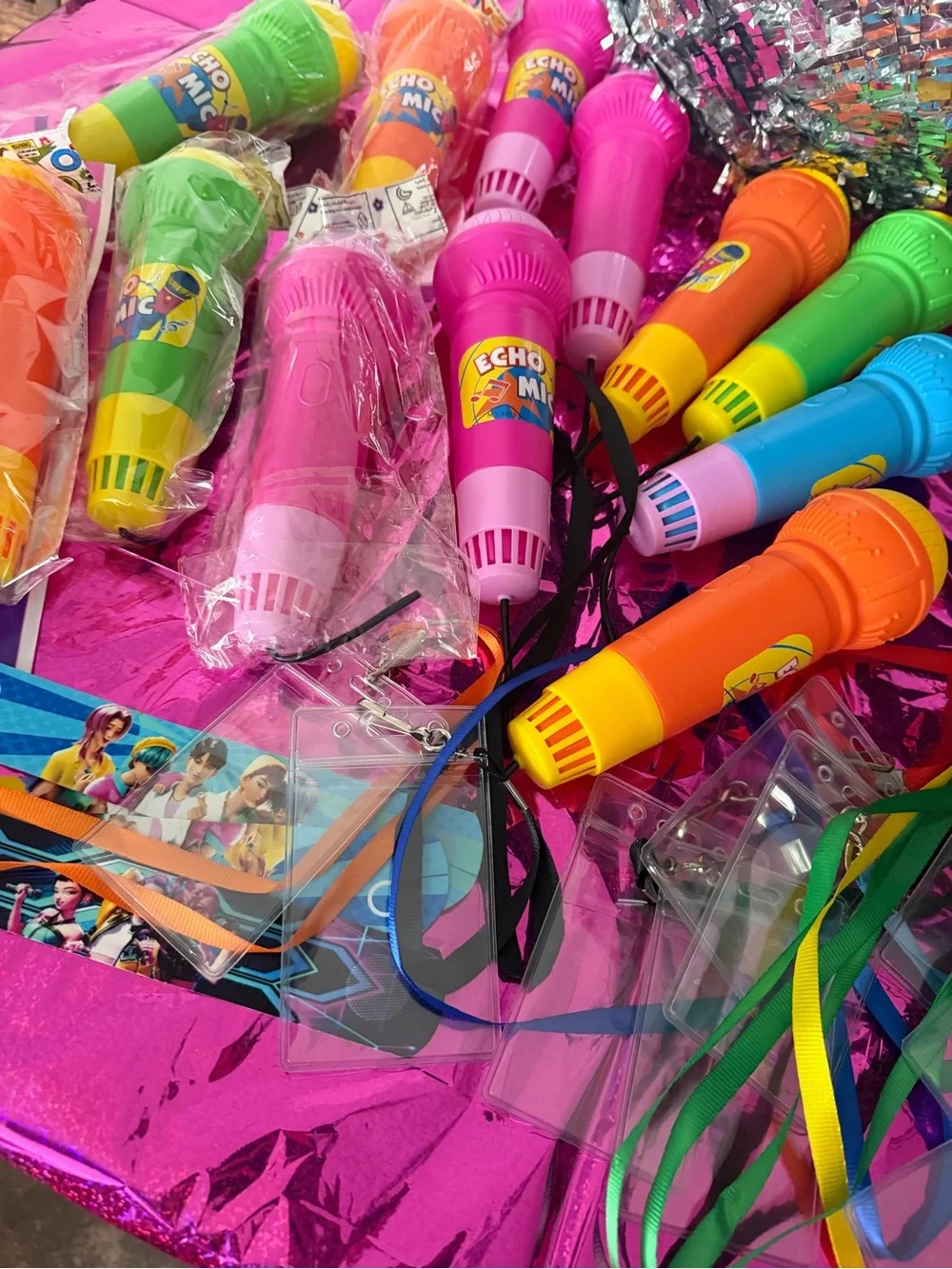 Kpop Demon Hunters leftover party supplies